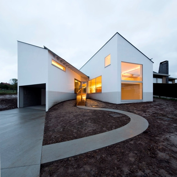De Rijck – Matthys House / Atelier d'architecture Pierre Hebbelinck  - Houses, Facade, Door
