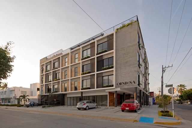 Departamentos Condesa / MZMX taller de arquitectura - Apartamentos, Fachada