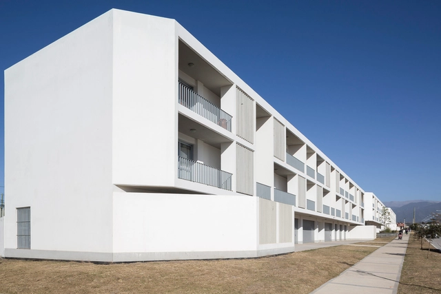 Pro.Cre.ar Huaico Salta / Sergio Alberto Cabrera Arquitectos - Vivienda Social, Fachada