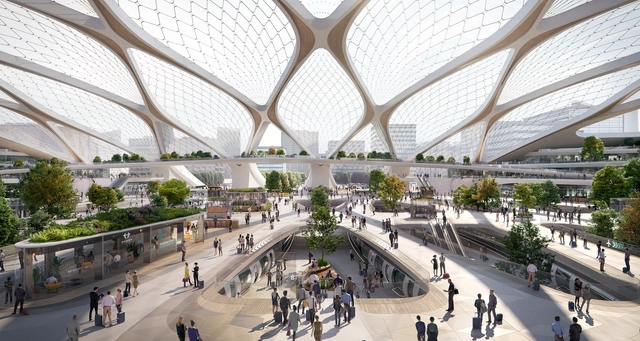 UNStudio presenta prototipo de estación Hyperloop en Holanda - Imagen Principal