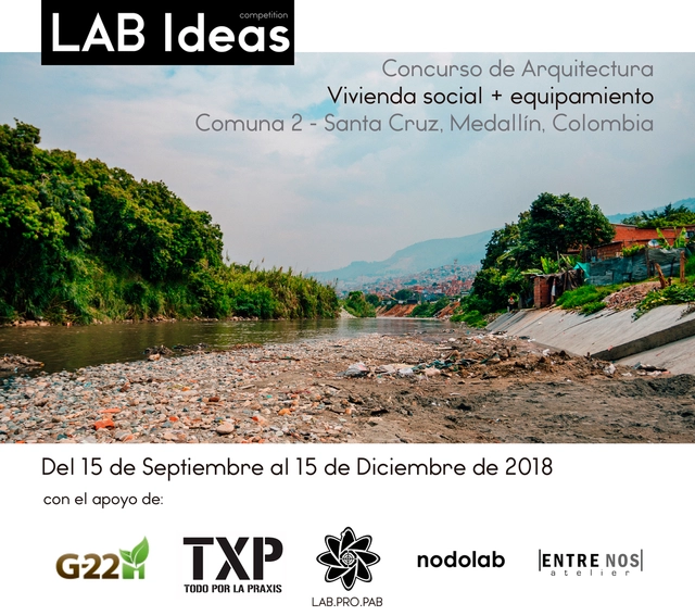 Concurso de ideas de vivienda social y equipamiento urbano para la Comuna 2 en Medellín - Imagen Principal