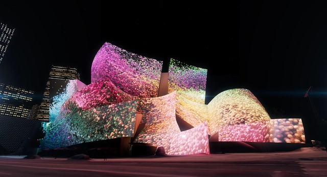 El Walt Disney Concert Hall será lienzo de proyecciones digitales del artista Refik Anadol y Google Arts & Culture - Imagen Principal