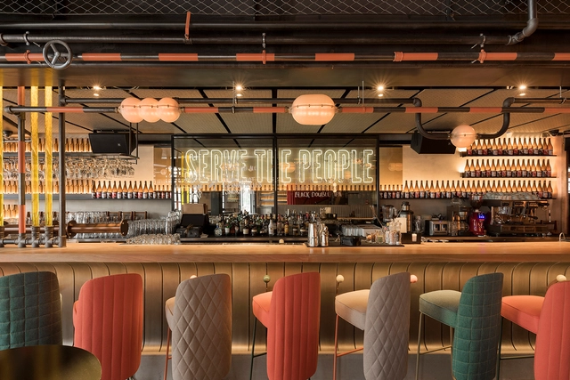 The Populist Brewery / Lagranja Design - Interior Photography, Brewery, Kitchen, Chair, Table