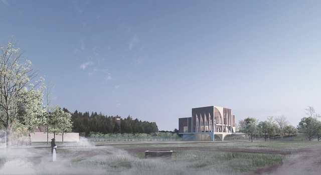 The Øm Museum Juxtaposes Archaeological Ruins With A Modern Interpretation of Medieval Monastic Architecture - Featured Image