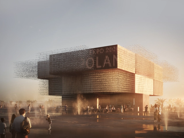 Pavilhão polonês para Expo 2020 Dubai inspira-se na migração das aves - Imagem de Destaque