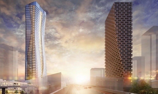 Vancouver apresenta novo arranha-céu orgânico ao lado de torre projetada pelo BIG - Imagem de Destaque