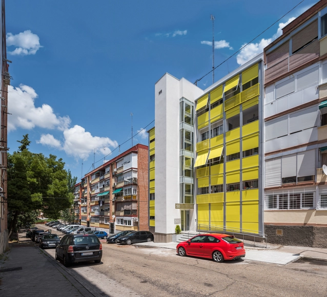 Rehabilitación en Manoteras / Estudio Bher Arquitectos - Residencial, Fachada