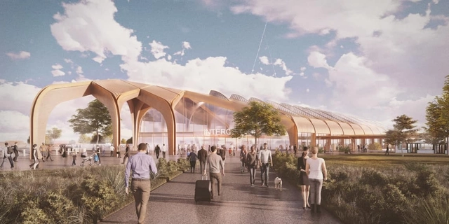 Grimshaw e Arup divulgam imagens das novas estações de trem de alta velocidade do Reino Unido - Imagem de Destaque
