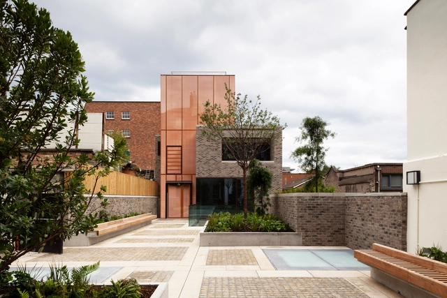 Refurbishment and Extension of the Goethe Institute / Henchion Reuter Architects - Extension, Garden, Facade