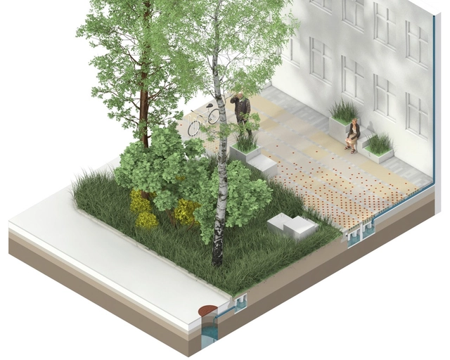 Climate Tile: uma calçada que coleta água da chuva - Imagem de Destaque