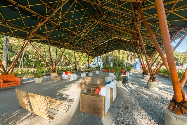 Deployable Bamboo Structure Pavilion / Bambutec Design - Pavilion