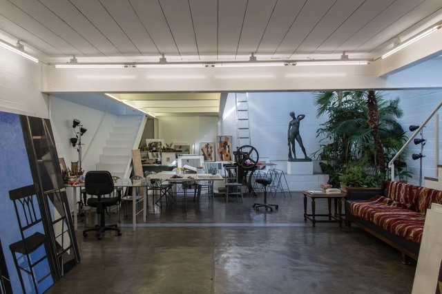 Casa Atelier Sérgio Fingermann / Rossi Barbosa Arquitetos Associados - Loft, Mesa, Cadeira, Banco
