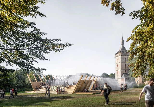 Atelier Bow-Wow Designs Stage for Music Festival at Horst Castle  - Featured Image