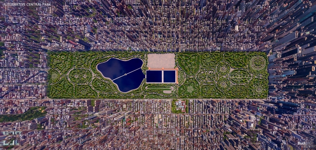 Así sería el Central Park si hubiese ganado el proyecto de John J. Rink - Imagen Principal