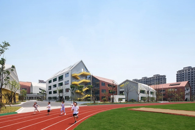 杭州未来科技城海曙学校 / 零壹城市建筑事务所 - 小学及初中