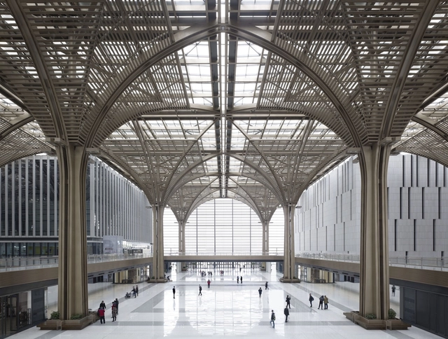 Centro Cultural Tianjin Binhai / gmp Architects - Centro Cultural