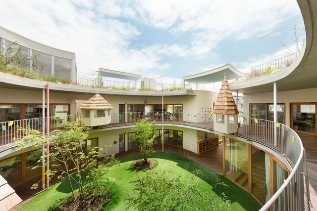 Jardín infantil Tomonoki-Himawari / MAMM DESIGN - Kindergarten