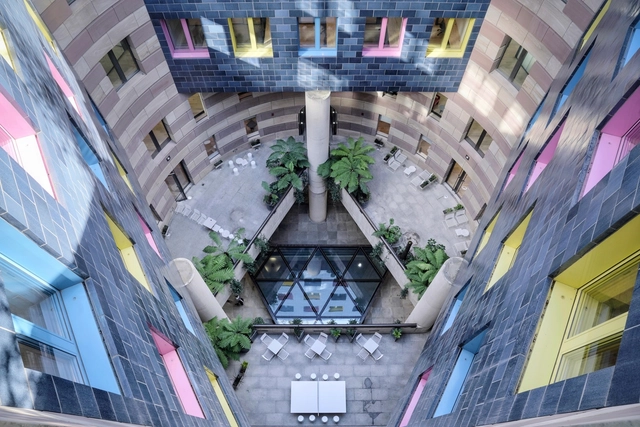 James Stirling's Postmodern No 1 Poultry Building Reopens as WeWork Offices - Featured Image