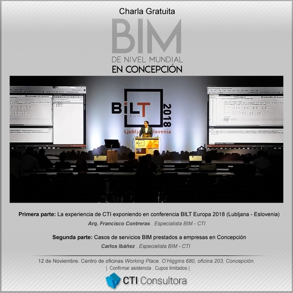 Charla BIM de nivel mundial en Concepción - Imagen Principal