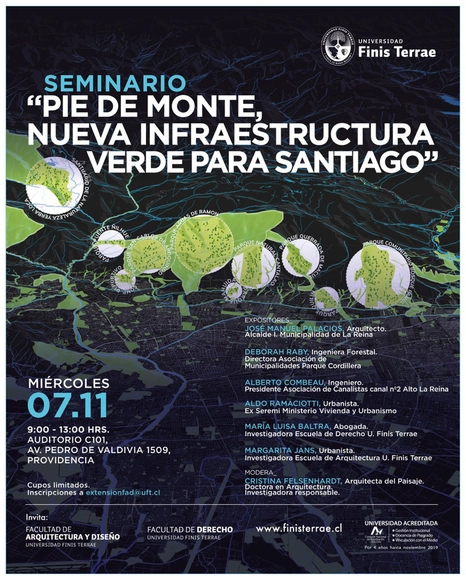 Seminario 'Pie de Monte, nueva infraestructura verde para Santiago' - Imagen Principal