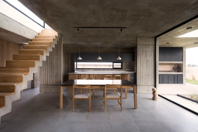Golf House / BAM! arquitectura - Sustentabilidad, Fijación Vigas, Escaleras, Fachada, Mesas, Sillas, Bancas