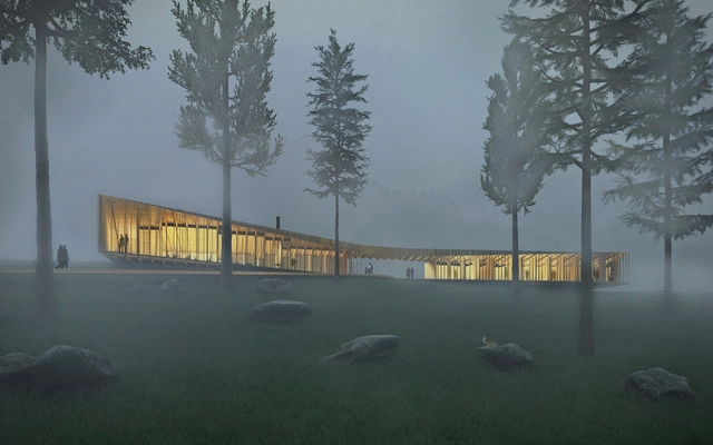 The Appalachian "Long Lodge" Optimizes Mass Timber Construction for Sustainable Design - Featured Image