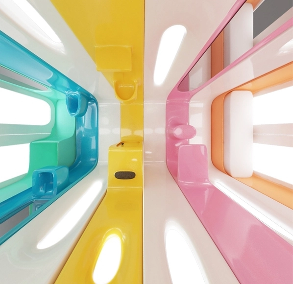 Un departamento modular con habitaciones que se unen como Legos - Imagen Principal