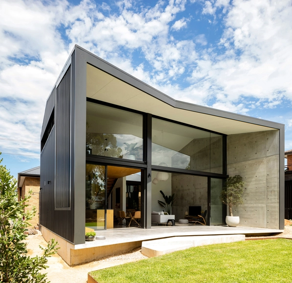 Casa Binaria / Christopher Polly Architect - Casas