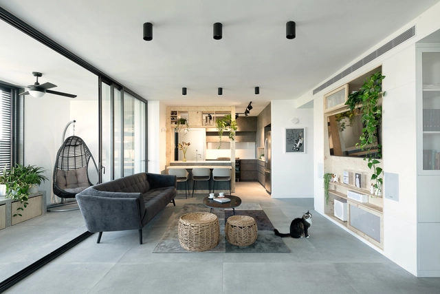 Modern Urban Apartment in Tel Aviv / Studio Perri Interior Design - Interior Photography, Residential, Lighting, Table