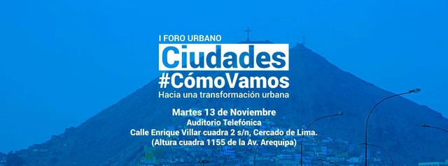 I Foro urbano: Ciudades, ¿Cómo vamos? - Imagen Principal