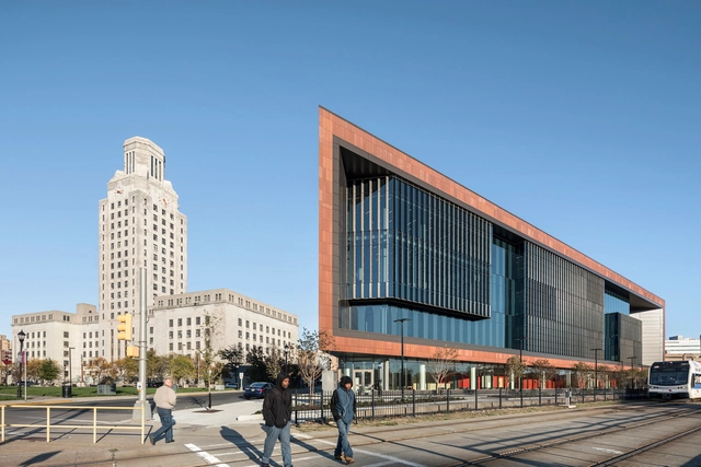 Rutgers University-Camden: Nursing and Science Building / Perkins Eastman - Exterior Photography, University, Facade