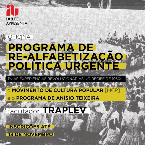 Programa de re-alfabetização política e formação crítica - Imagem de Destaque