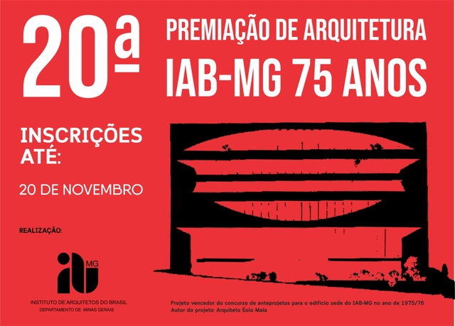 20ª Premiação de Arquitetura IAB-MG 2018 – 75 anos de IAB-MG - Imagem de Destaque