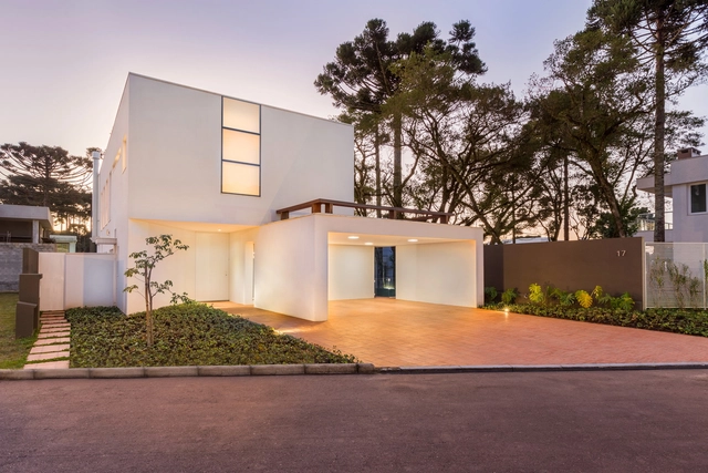 Casa DW / Arquea Arquitetos - Casas, Porta, Fachada