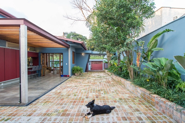 Casa Azul / Estúdio Lava - Interiroes De Casas, Jardim, Porta, Fachada