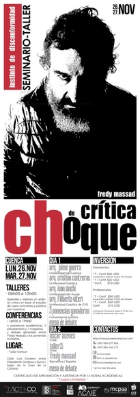 Crítica de choque con Fredy Massad en Cuenca - Imagen Principal