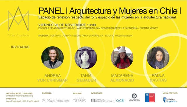 Panel Arquitectura y Mujeres en Chile - Imagen Principal