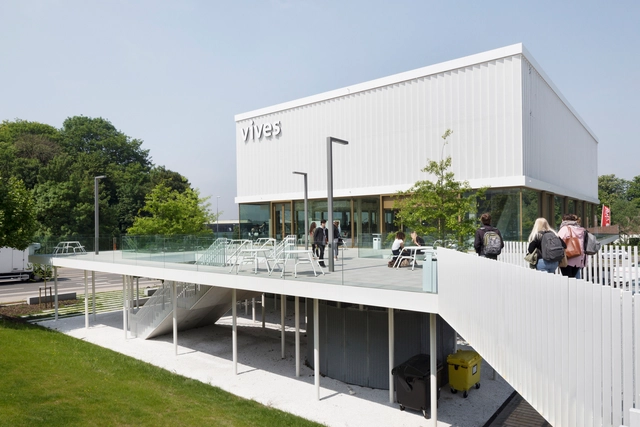 The Cube / dmvA  - Exterior Photography, Auditorium, Facade