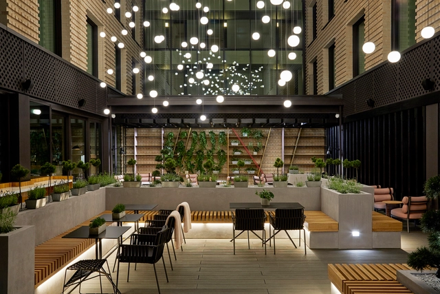 PURO Kraków Kazimierz Hotel / Conran and Partners - Interior Design, Chair, Table