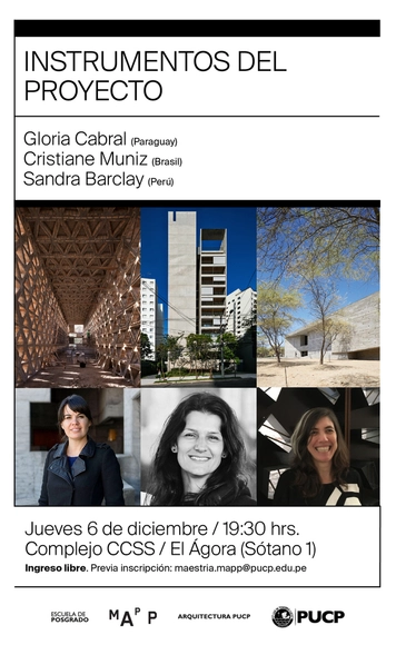 Instrumentos del Proyecto, Tres Arquitectas Latinoamericanas - Imagen Principal