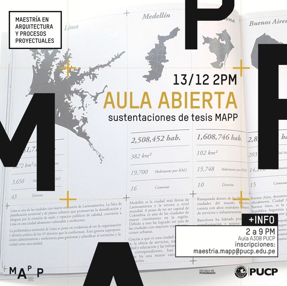 Aula Abierta: sustentaciones de tesis MAPP - Imagen Principal