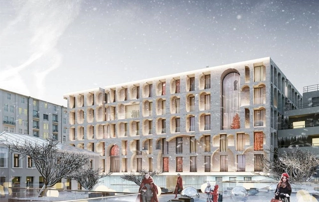 Kleinewelt Designs a Carved Mixed-Use Housing Block for Moscow - Featured Image