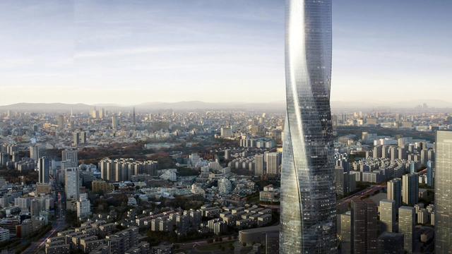 EID Architecture Creates Twisting Supertall Tower for Fuzhou, China - Featured Image