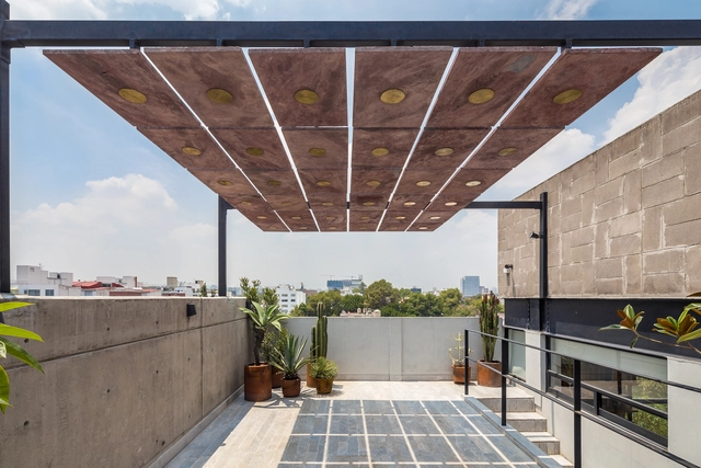 Terraza Escandón / PALMA - Apartamentos, Fachada, Iluminación
