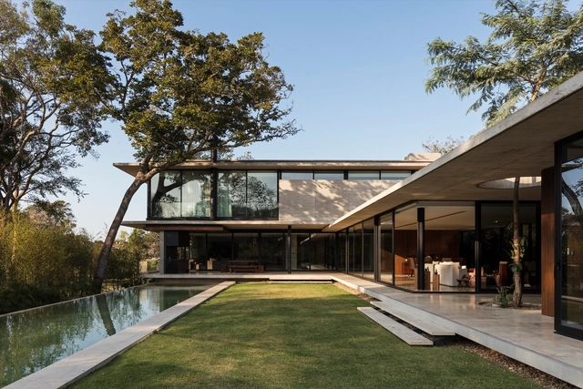 casa gg / sommet - Casas, Jardín, Fachada