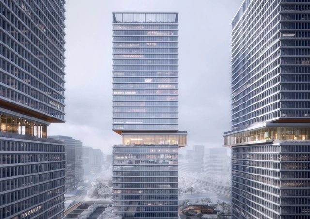 KPF Proposes a New "Participatory Urbanism" with Shanghai Towers - Featured Image