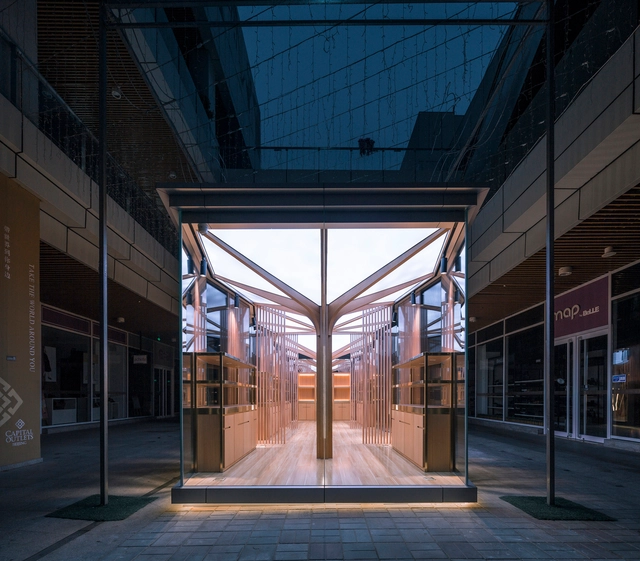承启造物非遗快闪店 / UUA建筑师事务所 - 杂货店, 表皮, 柱, 梁, 拱