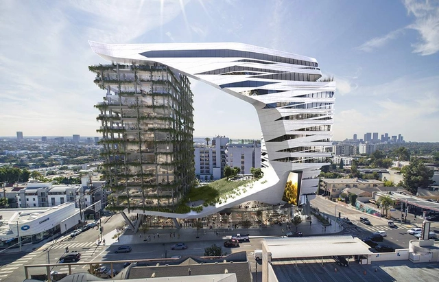 Morphosis projeta hotel na Sunset Strip de Los Angeles - Imagem de Destaque