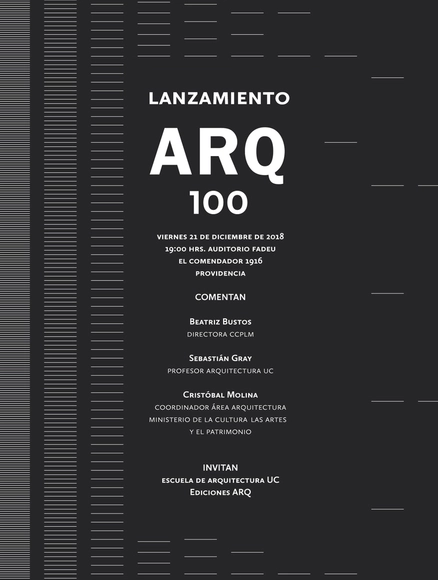 Lanzamiento ARQ 100 - Imagen Principal