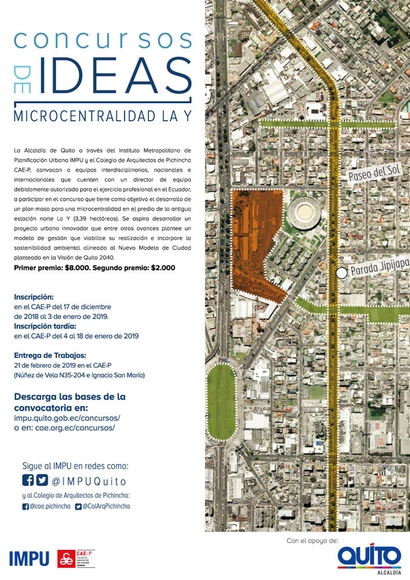 Quito abre concursos de ideas para diseñar plan maestro de la antigua estación del trole La Y - Imagen Principal